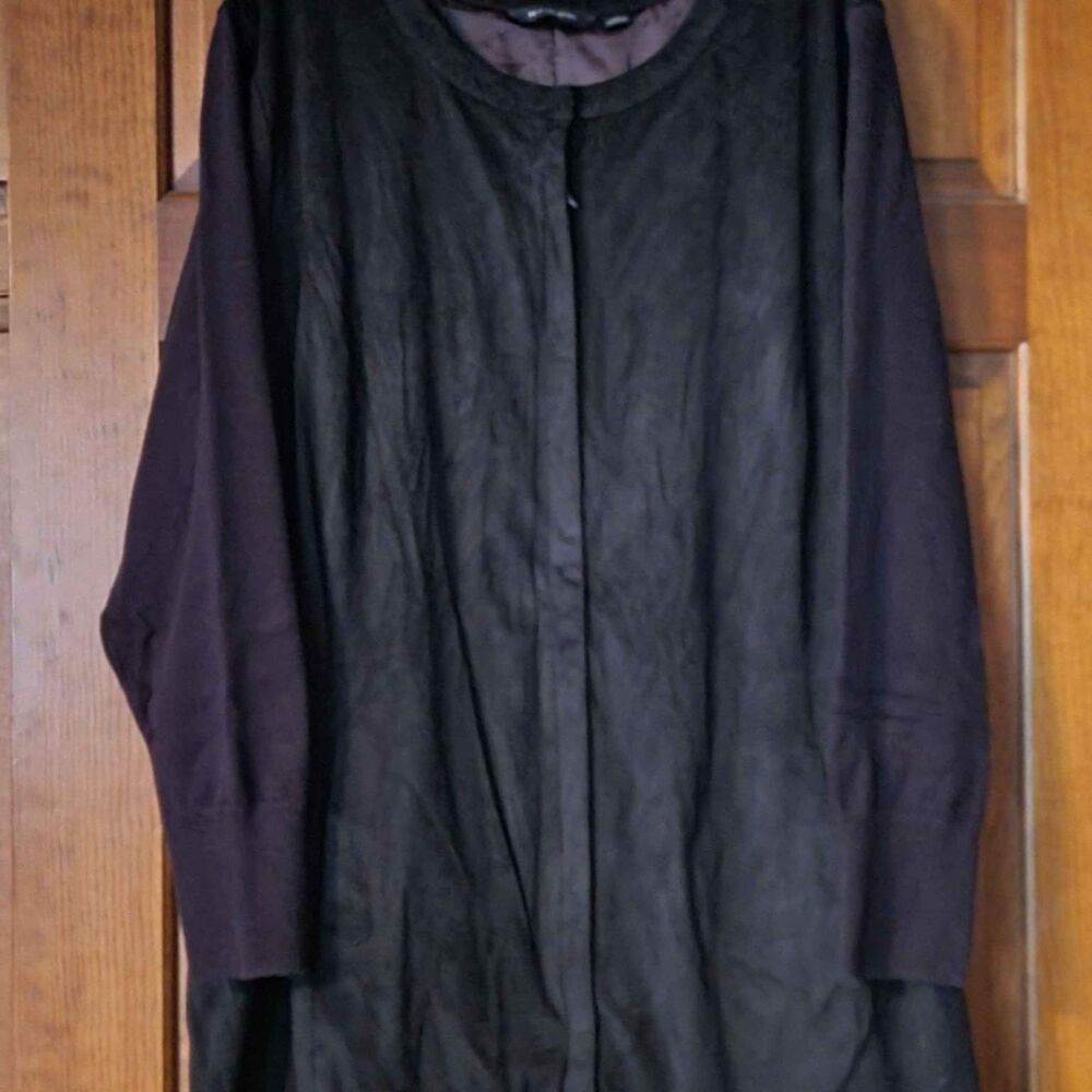 NWOT Women's Size 28W H by Halston black jacket